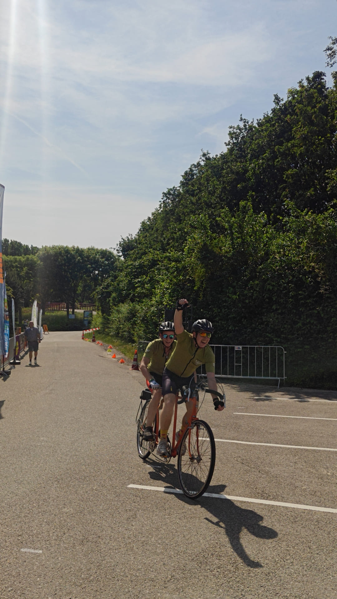 Aankomst bij de Westland Ride