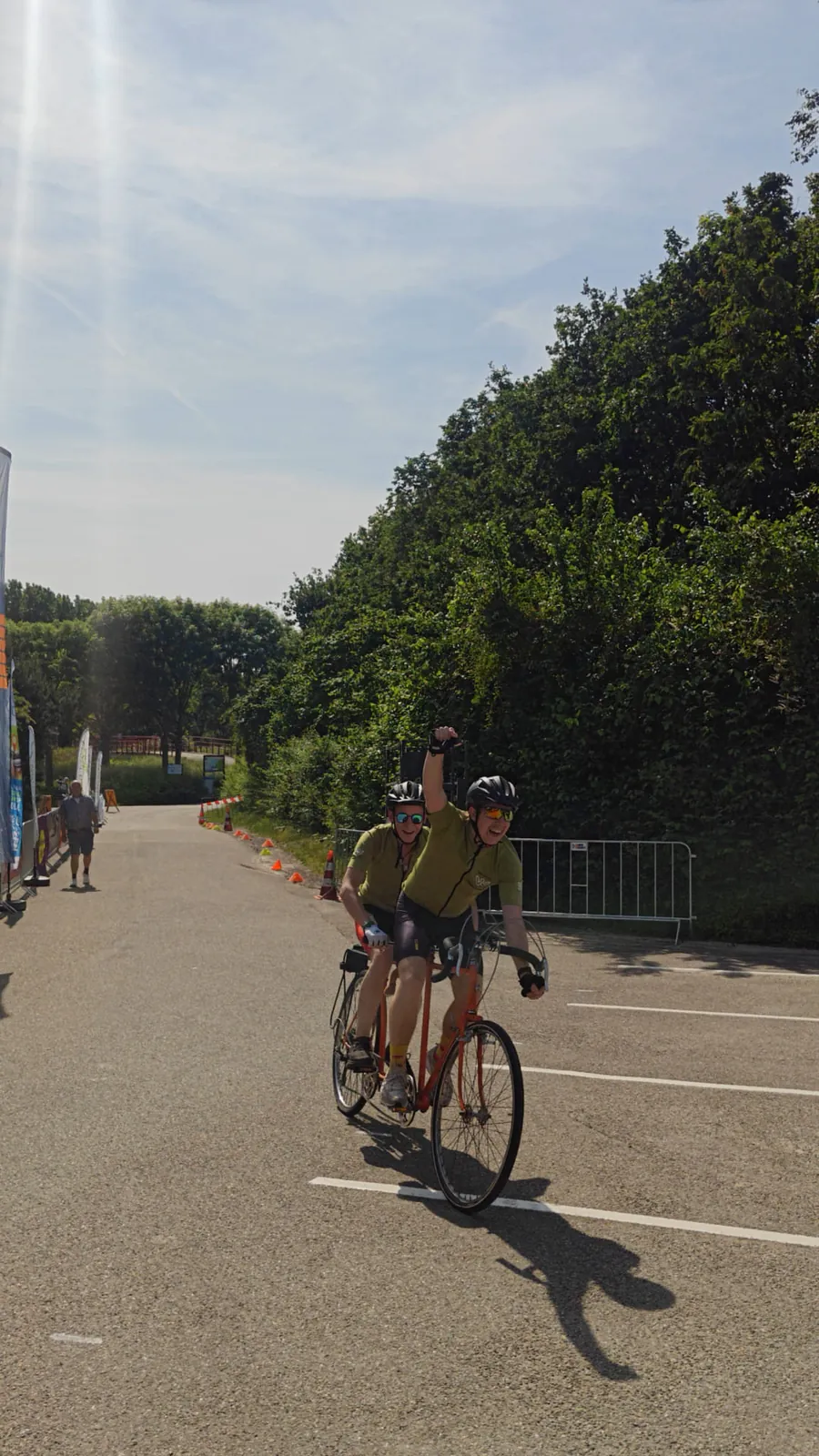 Aankomst bij de Westland Ride